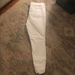 Hollister White Ripped Jeans